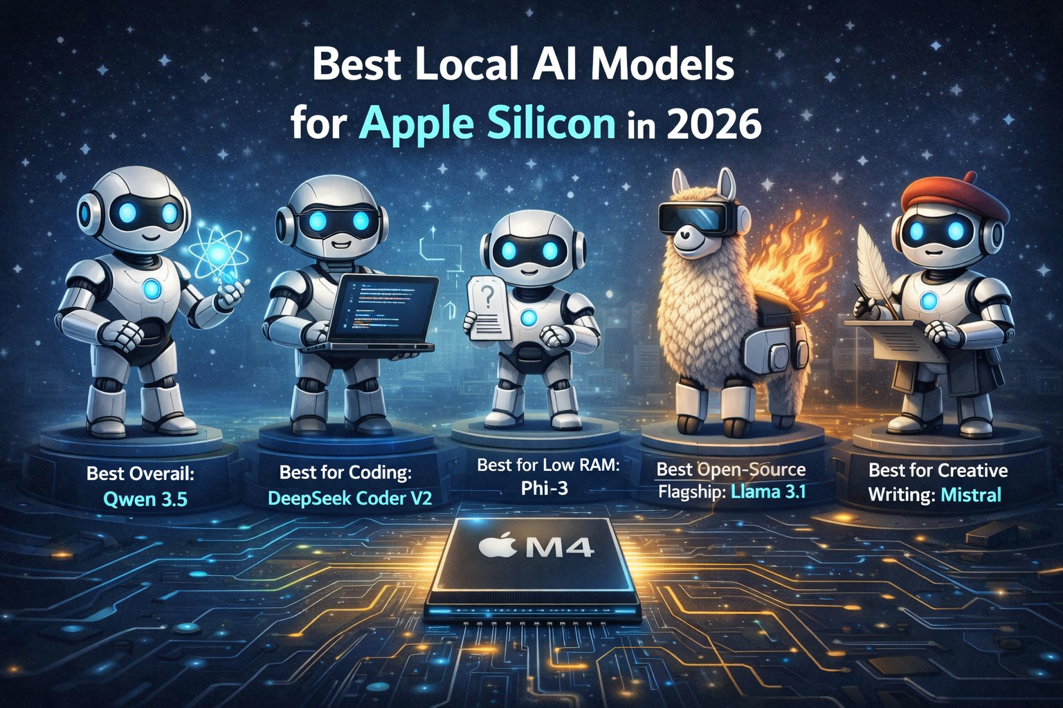 Best Local AI Models for Apple Silicon