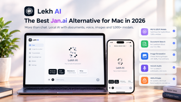 Best Jan.ai Alternative for Mac in 2026: Lekh AI