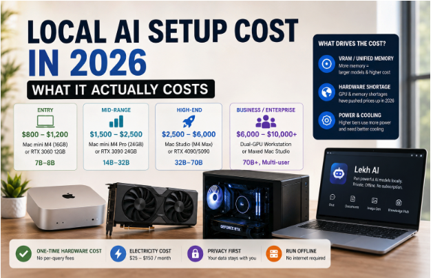 How Much Does a Local AI Setup Cost in 2026?