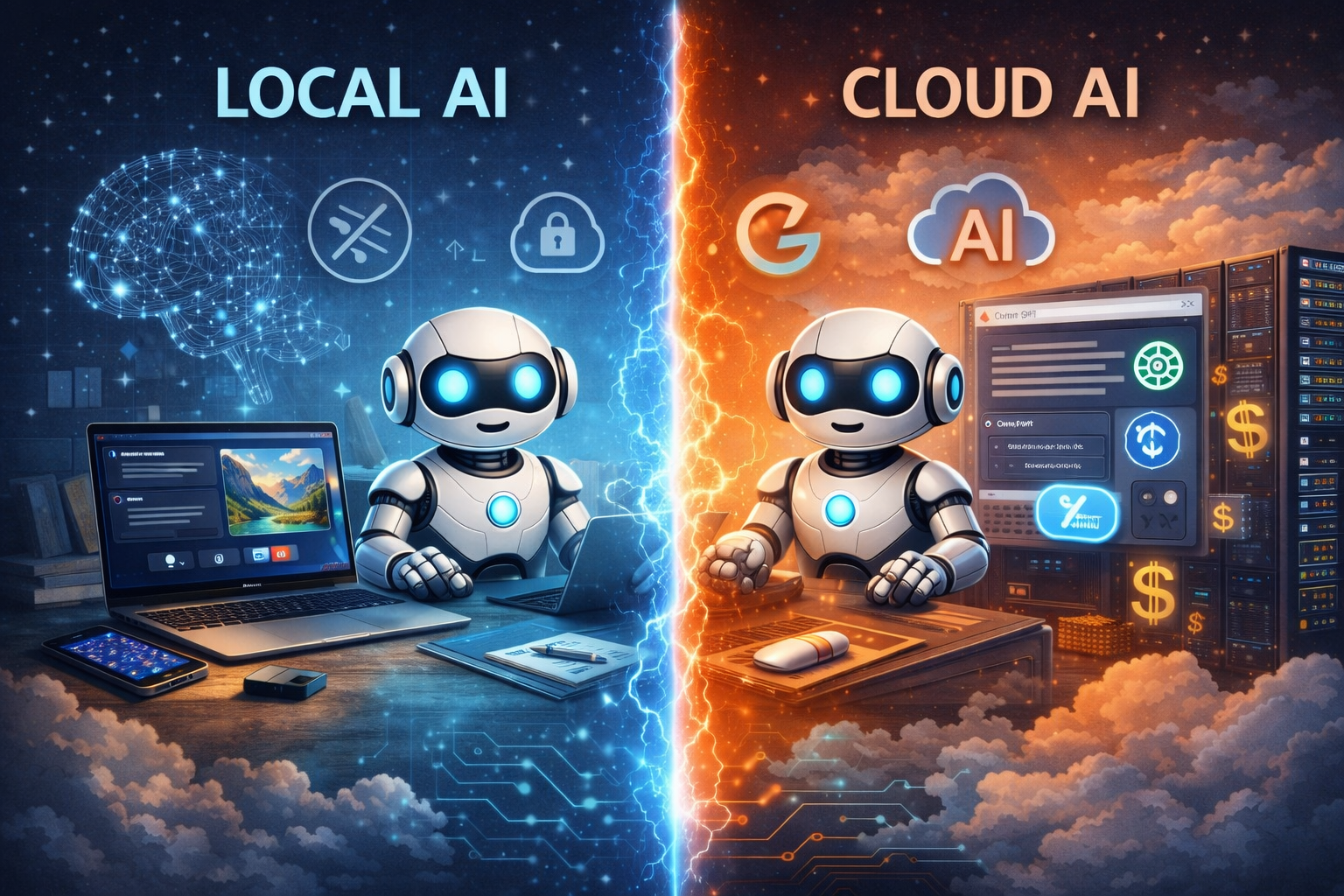 Local AI vs Cloud AI: The Complete Comparison