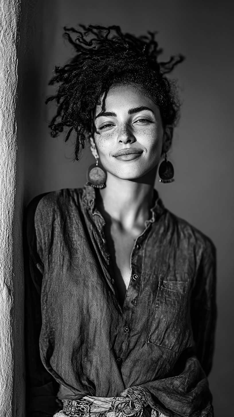 Black and white photo before colorization